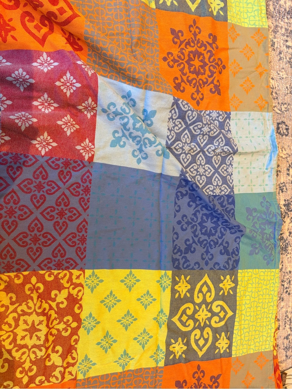 Mi casa es ti casa Portugal jacquard square tablecloth 56x60
